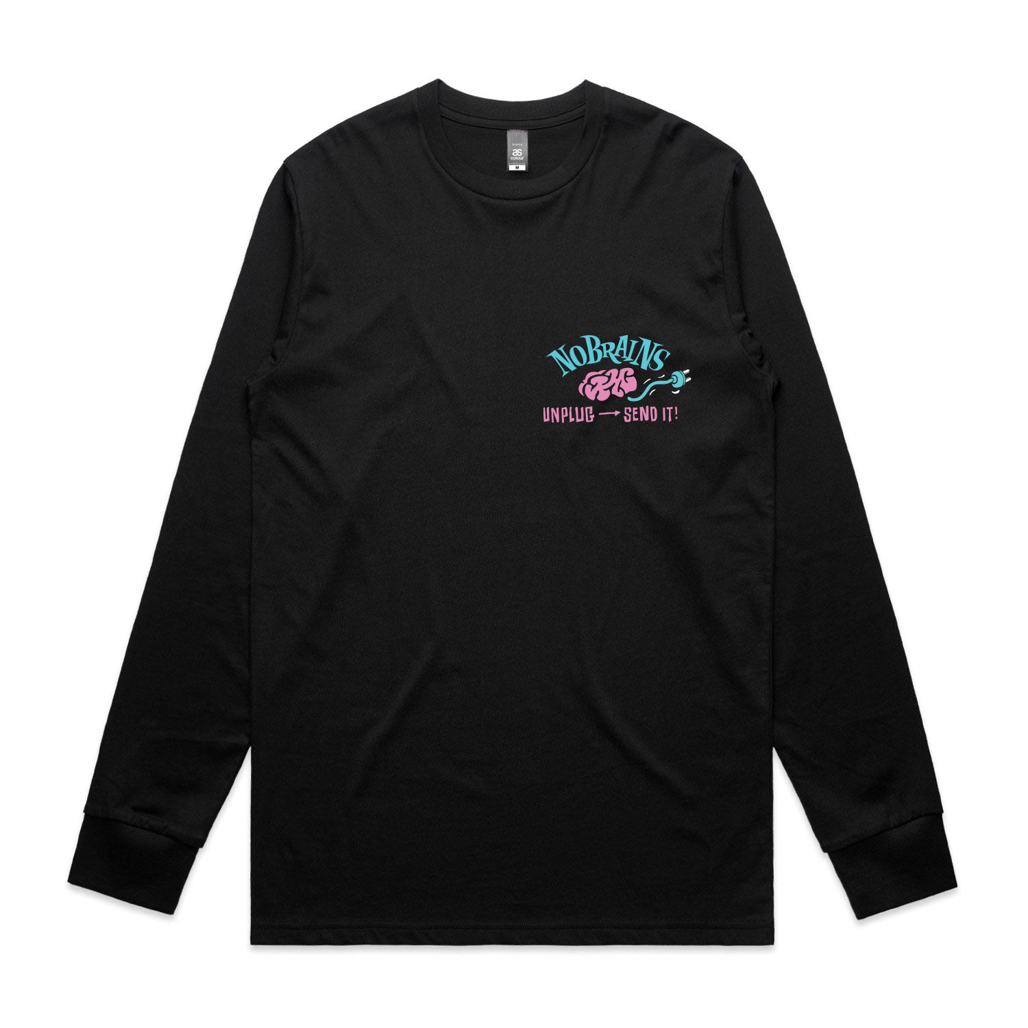 No Brains Long Sleeve T