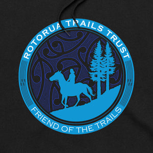 Rotorua Trails Trust "Equestrian" Supporters Hoodie Black