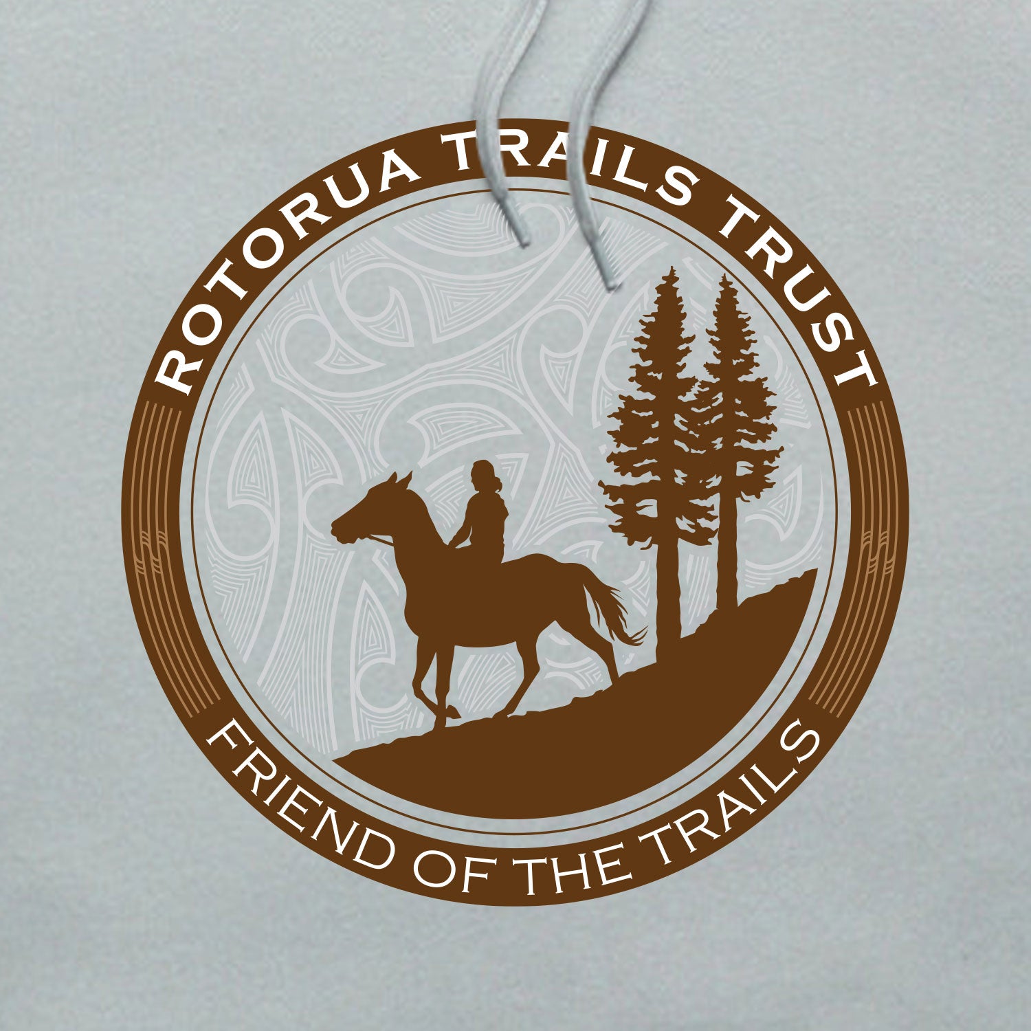 Rotorua Trails Trust "Equestrian" Supporters Hoodie Smoke