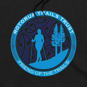 Rotorua Trails Trust "Walk" Supporters Hoodie Black