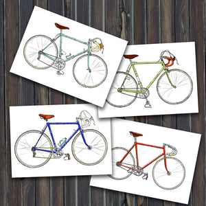 Vintage Bikes Card Set