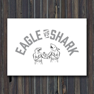 RR Eagle vs Shark Print