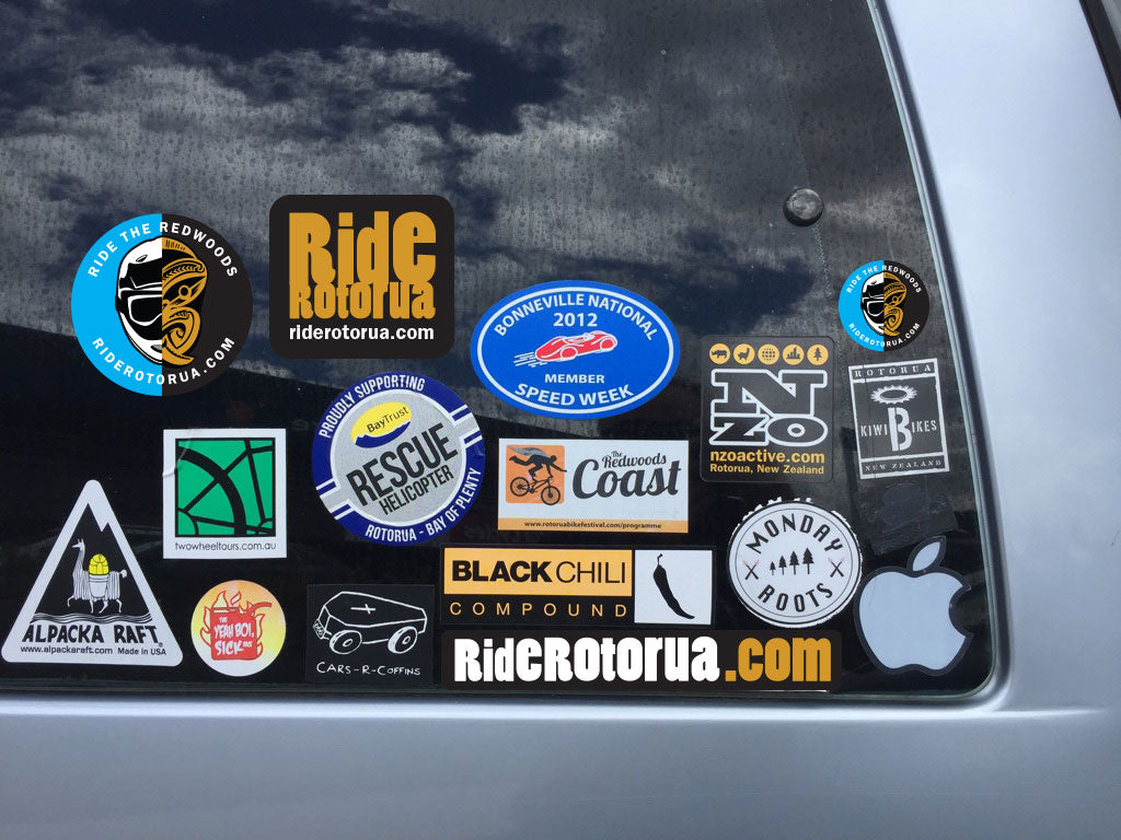 Ride Rotorua Sticker Pack
