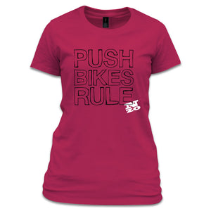 Womens Push Bikes Rule T - Pink