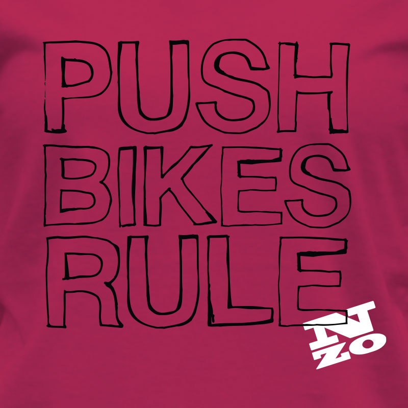 Womens Push Bikes Rule T - Pink